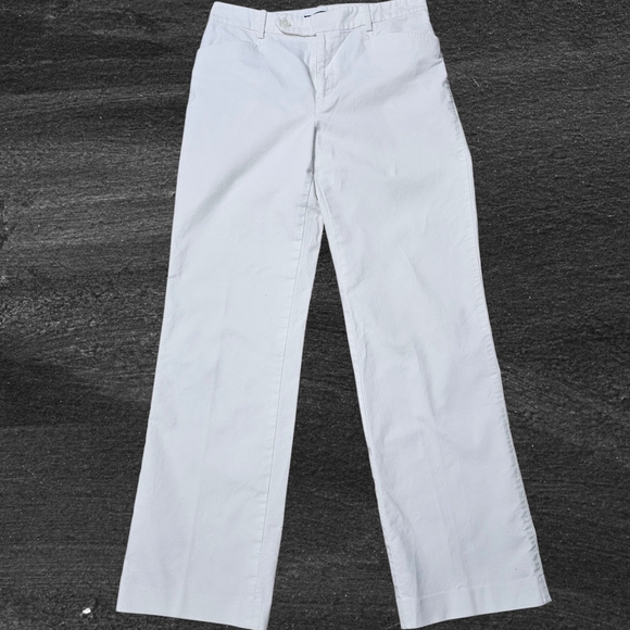 Lauren Ralph Lauren Women's Jeans Wide Leg White  Sz 6 Cottton - Picture 2 of 10